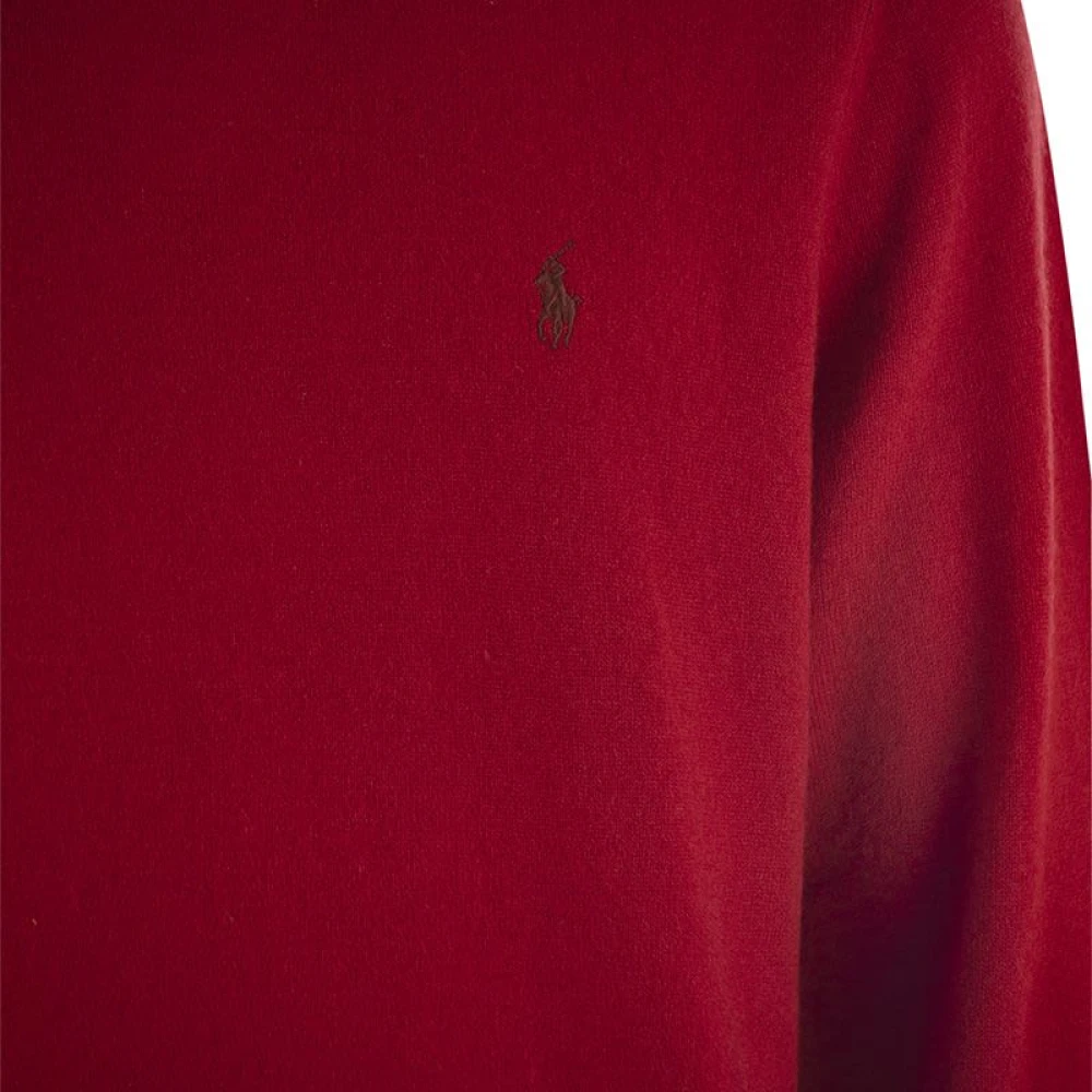 Ralph Lauren Crew-neck wollen trui Red Heren