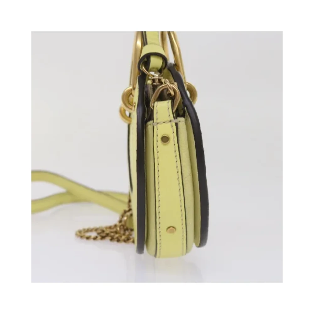 Chloé Pre-owned Suede handbags Yellow Dames