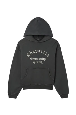 Chavarria Community Center Shrunken Pullover Hoodie