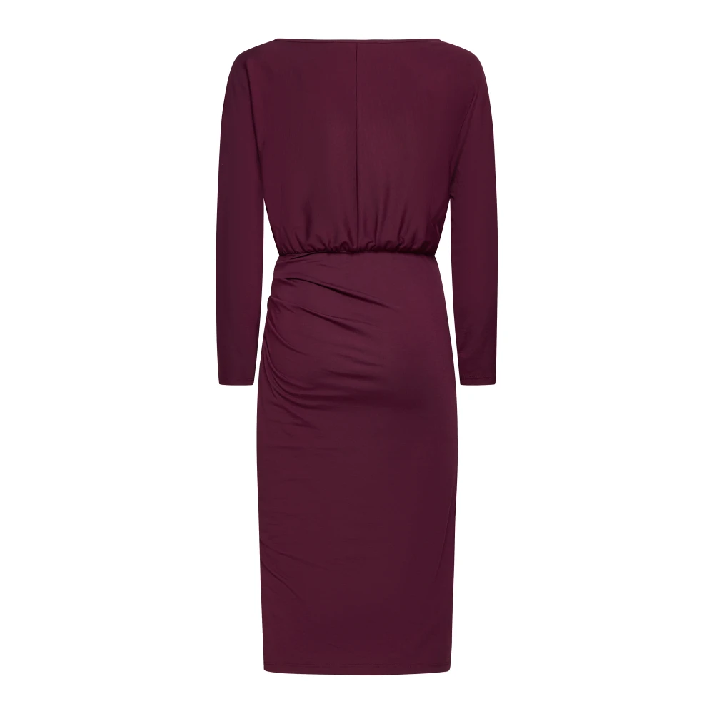 Kaos Midi Jurk Red Dames