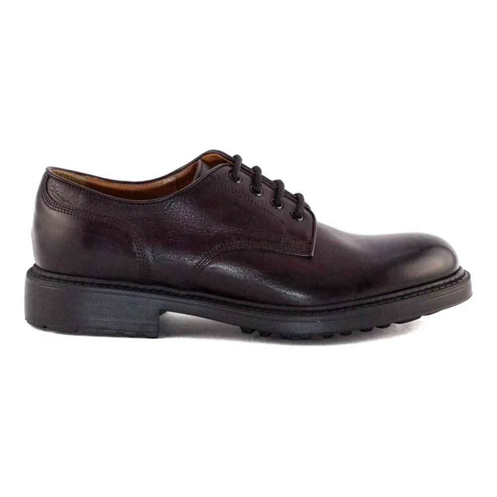 Doucal's Men's Red Derby Lace-Up Shoes - Laced Shoes - 11 Uk - Shoes