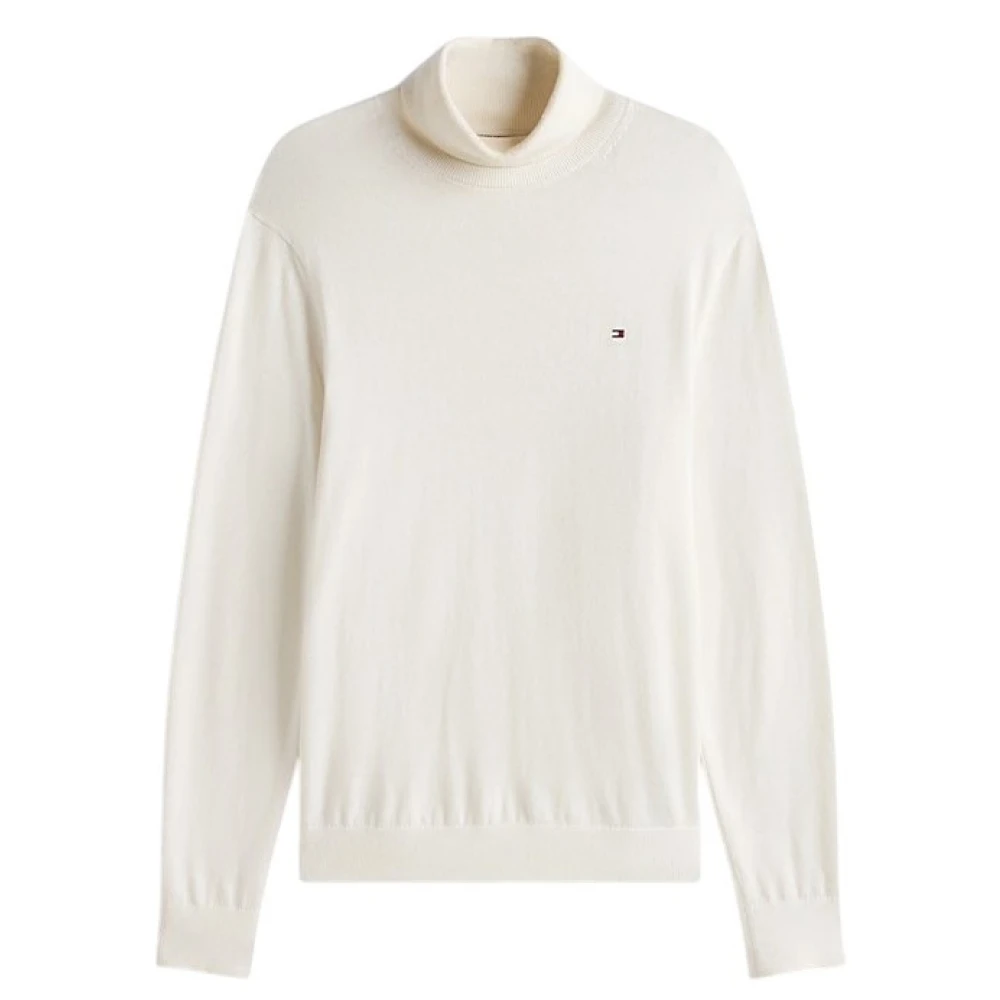 Tommy Hilfiger Men's White Turtlenecks, Xl, Mw0mw28048z00.z00 Turtleneck