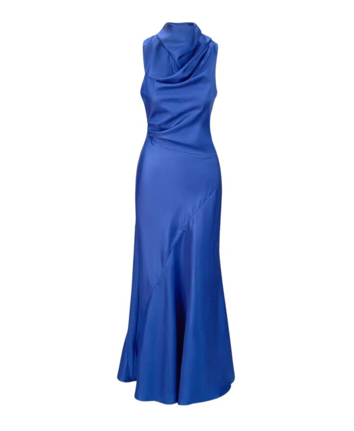 robe-en-soie-avec-encolure-cowl-et-jupe-evasee