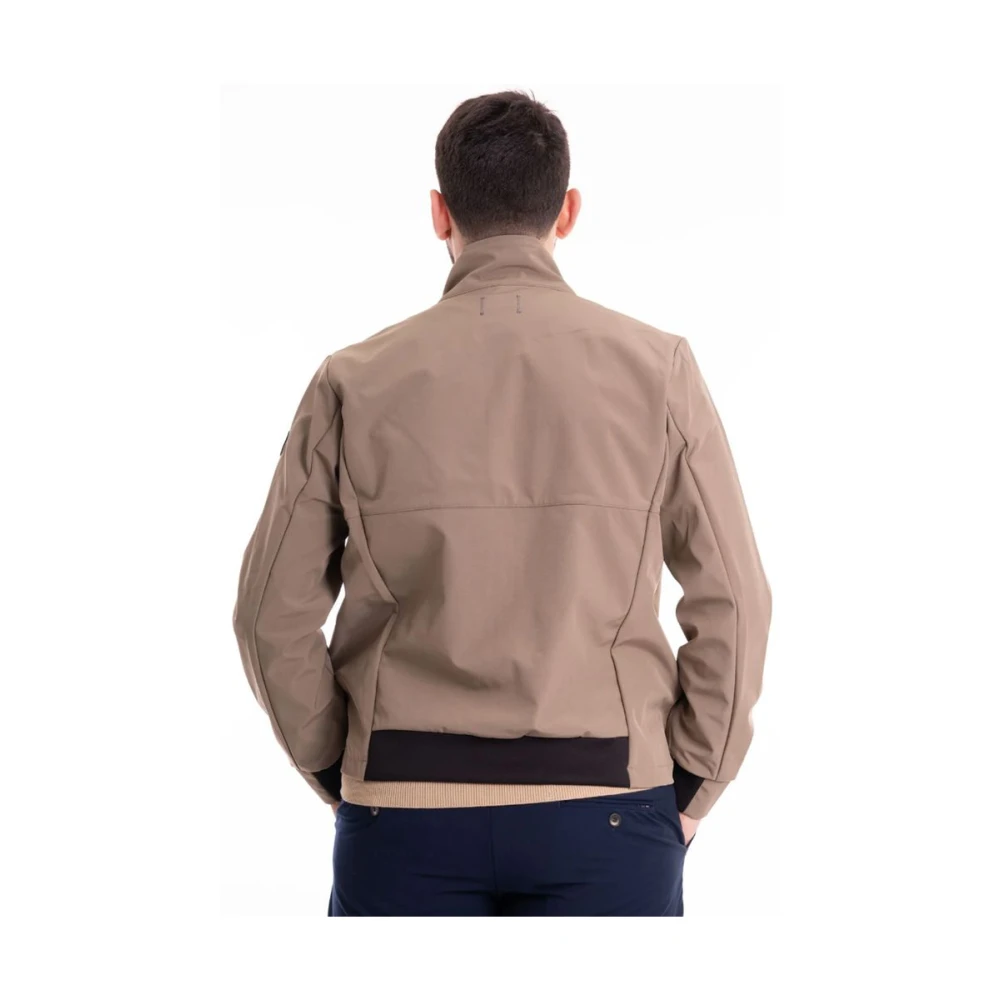 RefrigiWear Beige Nylon Bomberjack Beige Heren