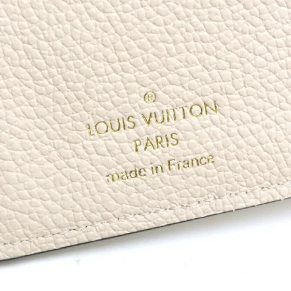 Louis Vuitton Vintage Pre-owned Canvas wallets White Dames