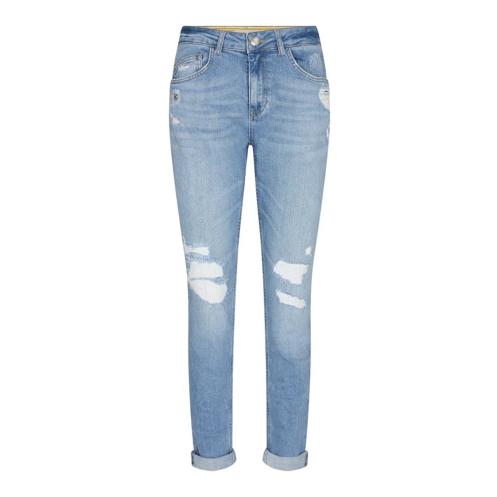 Scratch Skinny Jeans med Regular Fit og Mid-Rise Midje