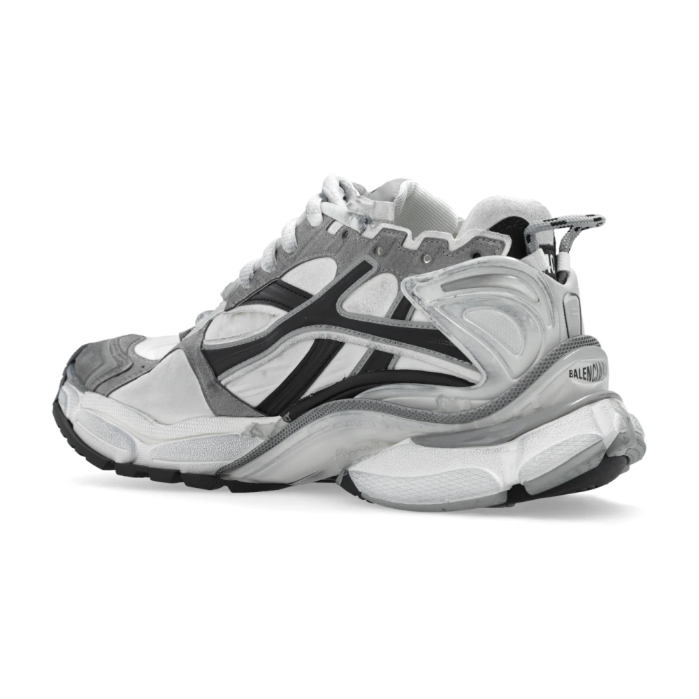 Balenciaga Veterschoenen met runner-design Gray Heren