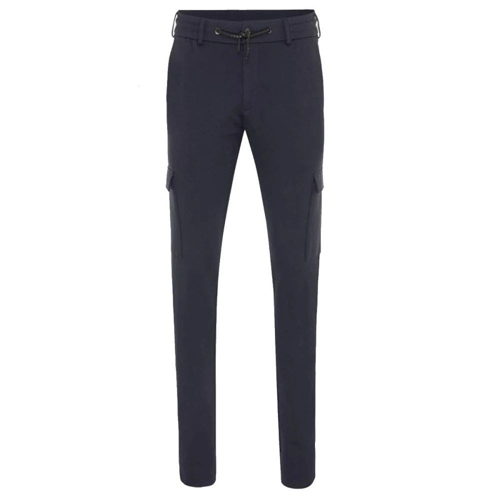 Genti Stijlvolle Broek Blue Heren