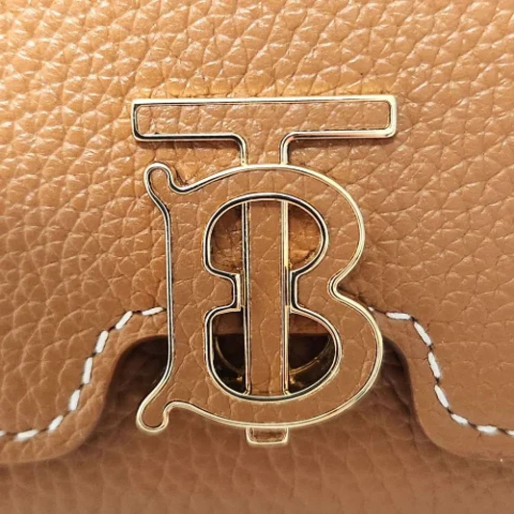 Burberry Vintage Pre-owned Leather wallets Beige Dames