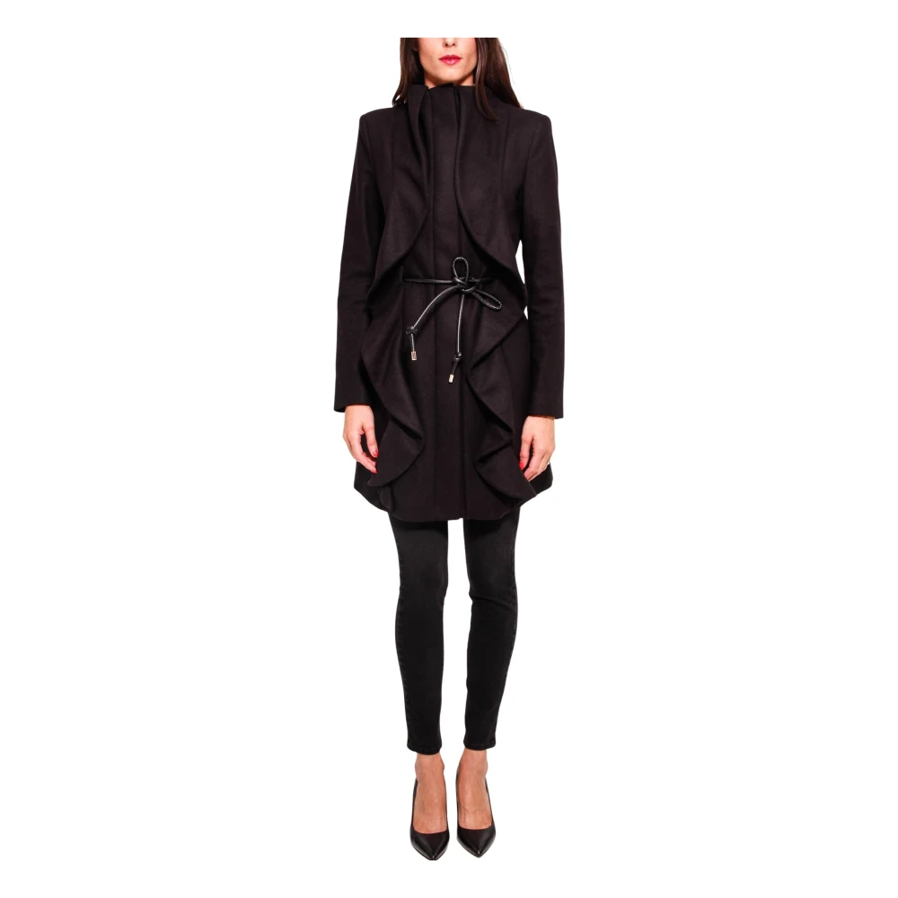 Liu Jo Zwarte Jas Black Dames