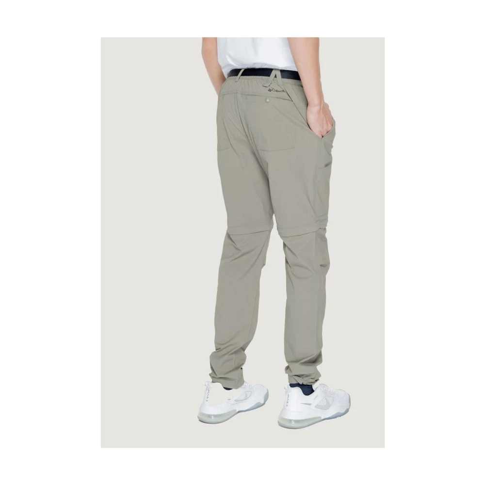 Columbia Groene Nylon Convertible Broek Regular Fit Green Heren