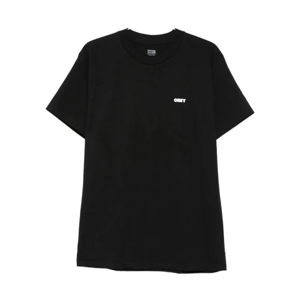 Obey Men's Black T-Shirts, S, Eyes Open Classic T-Shirt