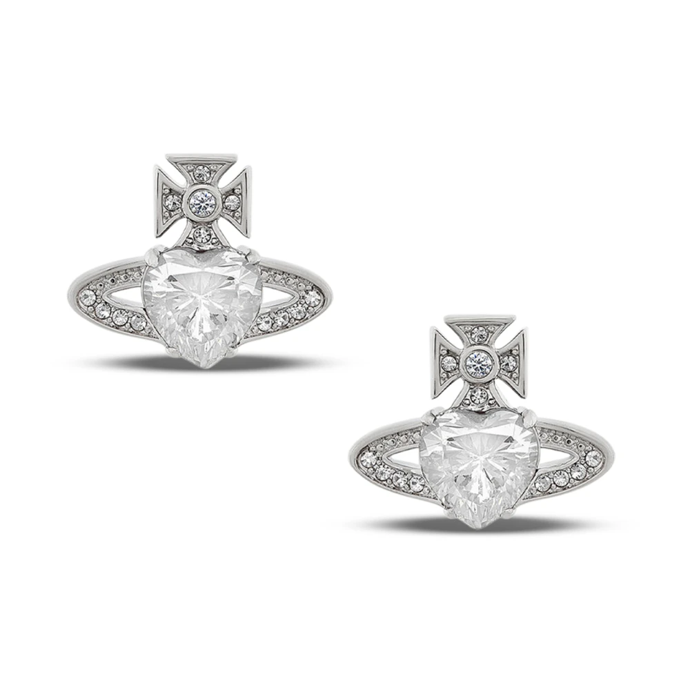 Vivienne Westwood Ariella Earrings - Female - Earrings - Gray - One Size - Accessories - Image 5