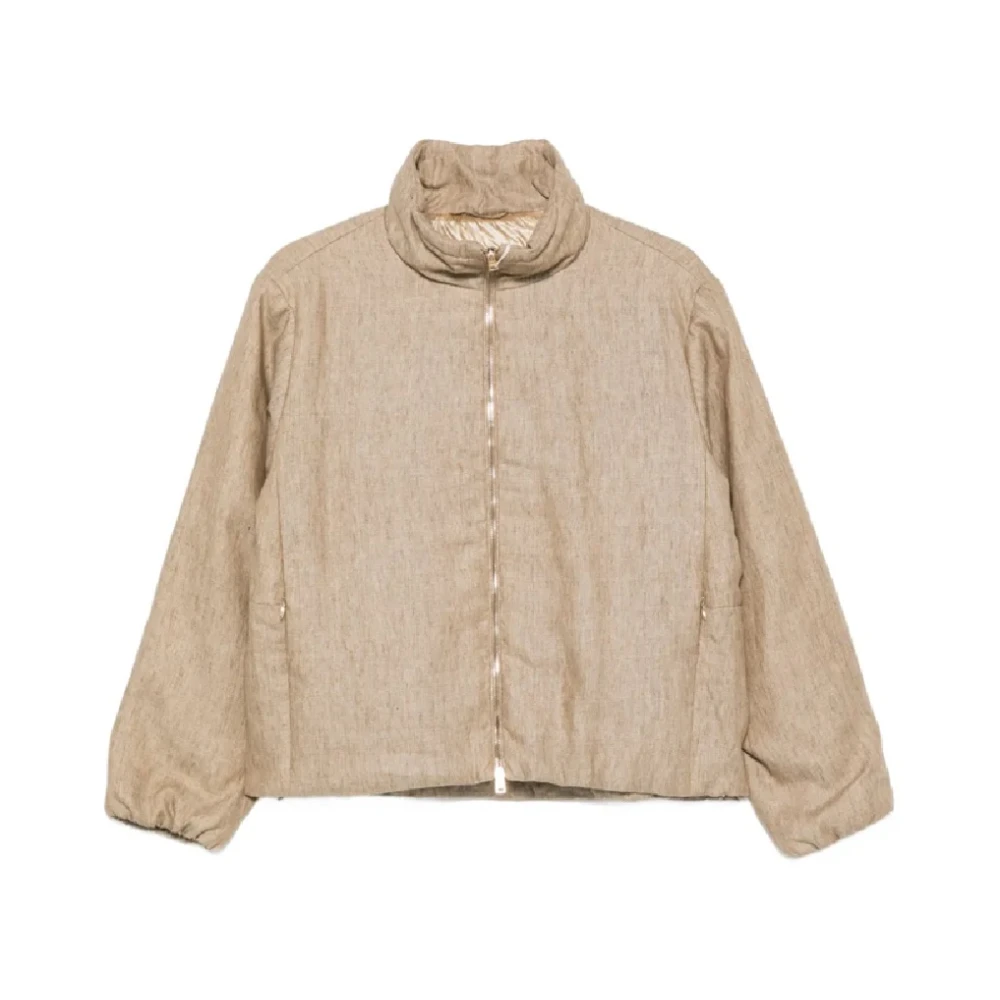 Herno Women's Beige Down Jacket - Light Jackets - L - Jackets