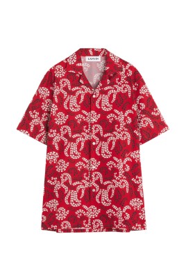 chemise-a-manches-courtes-rouge-cardinal