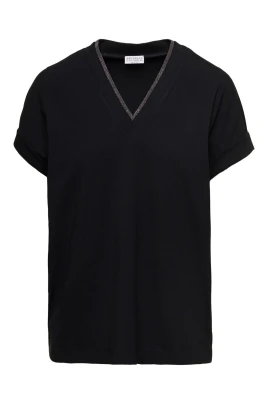Monili V-neck T-shirt