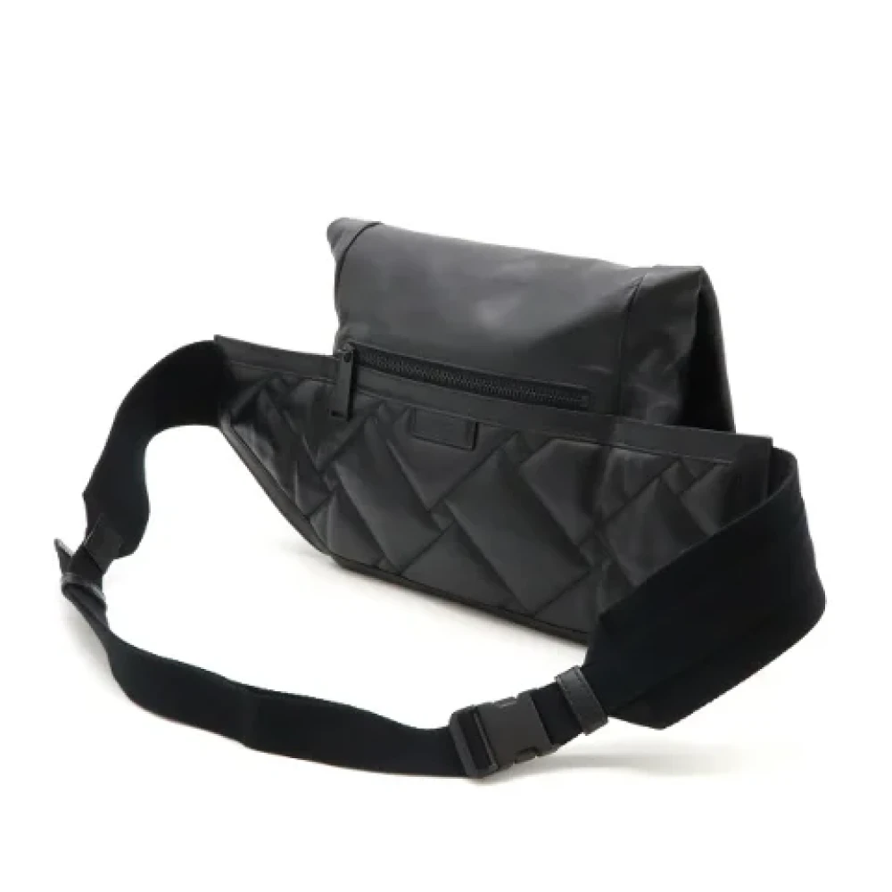 Bottega Veneta Vintage Pre-owned Leather shoulder-bags Black Heren