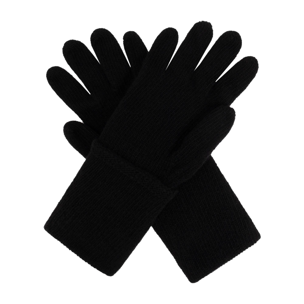Emporio Armani Wollen handschoenen Black Dames
