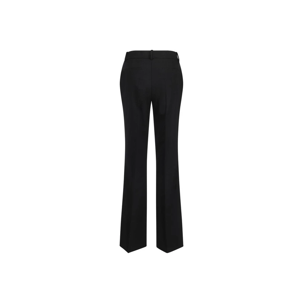 P.a.r.o.s.h. Wollen broek met meerdere zakken Black Dames
