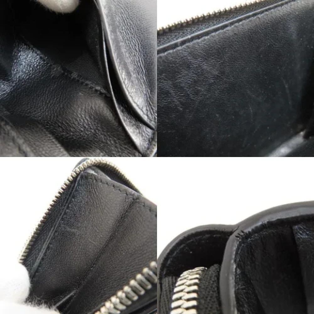 Balenciaga Vintage Pre-owned Leather wallets Black Dames