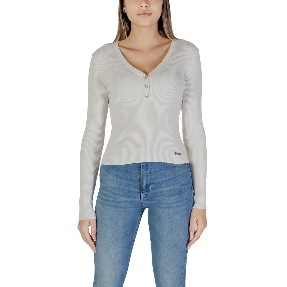 Knitwear > V-neck Knitwear - - Guess - Modalova
