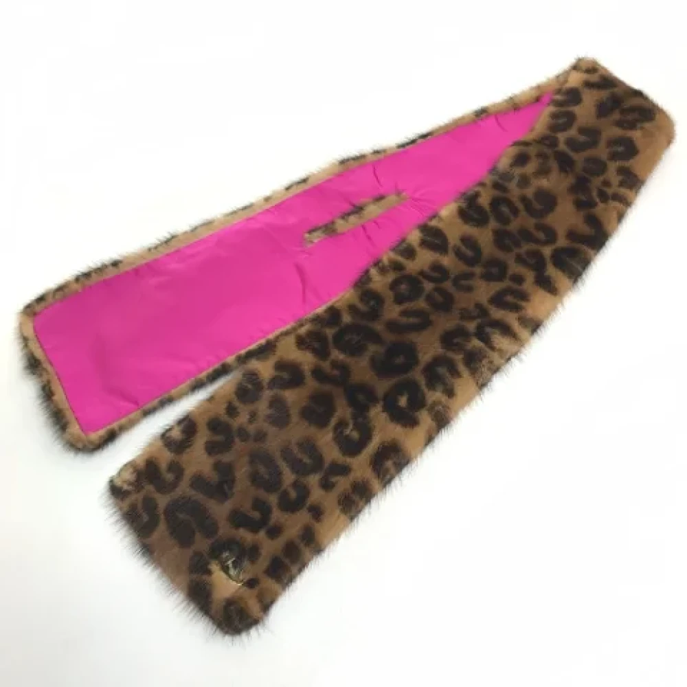 Louis Vuitton Vintage Pre-owned Fabric scarves Brown Dames