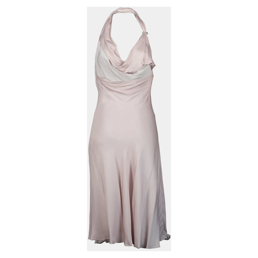 Diesel Lichtroze Gedrapeerde Jurk Pink Dames