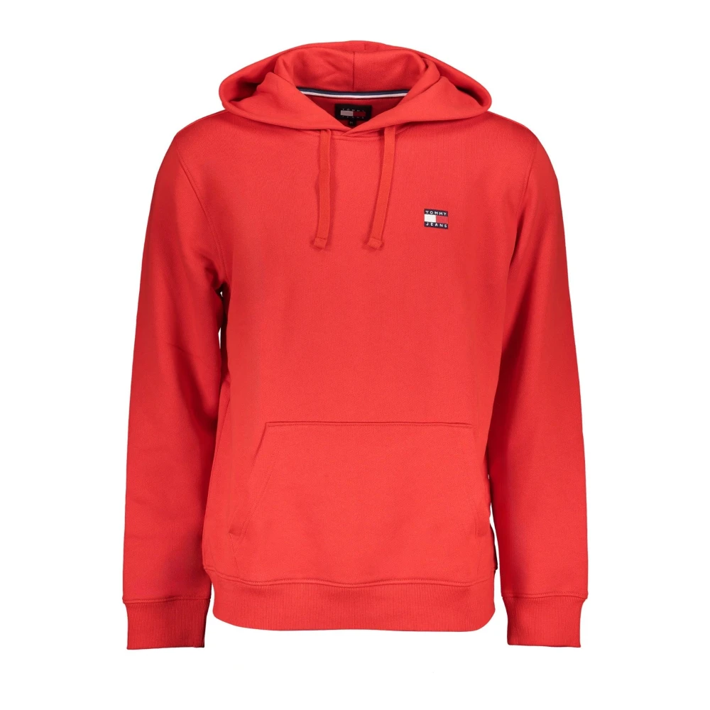 Tommy Hilfiger Rode hoodie met logo Red Heren