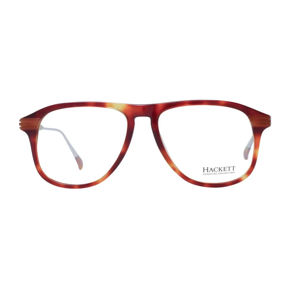 Hackett Bruine Aviator Bril met Demo Lenzen Brown Heren