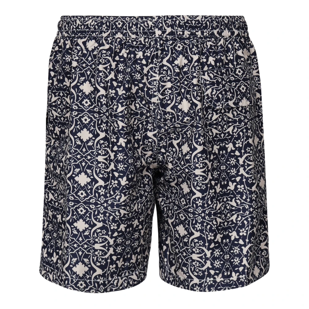 Eleventy Strand Shorts voor Zee Kleding Blue Heren