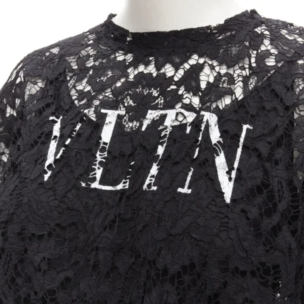 Valentino Vintage Pre-owned Lace tops Black Dames