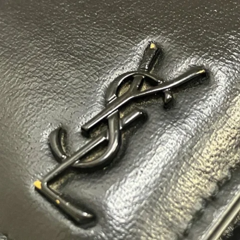 Saint Laurent Vintage Pre-owned Leather wallets Black Heren