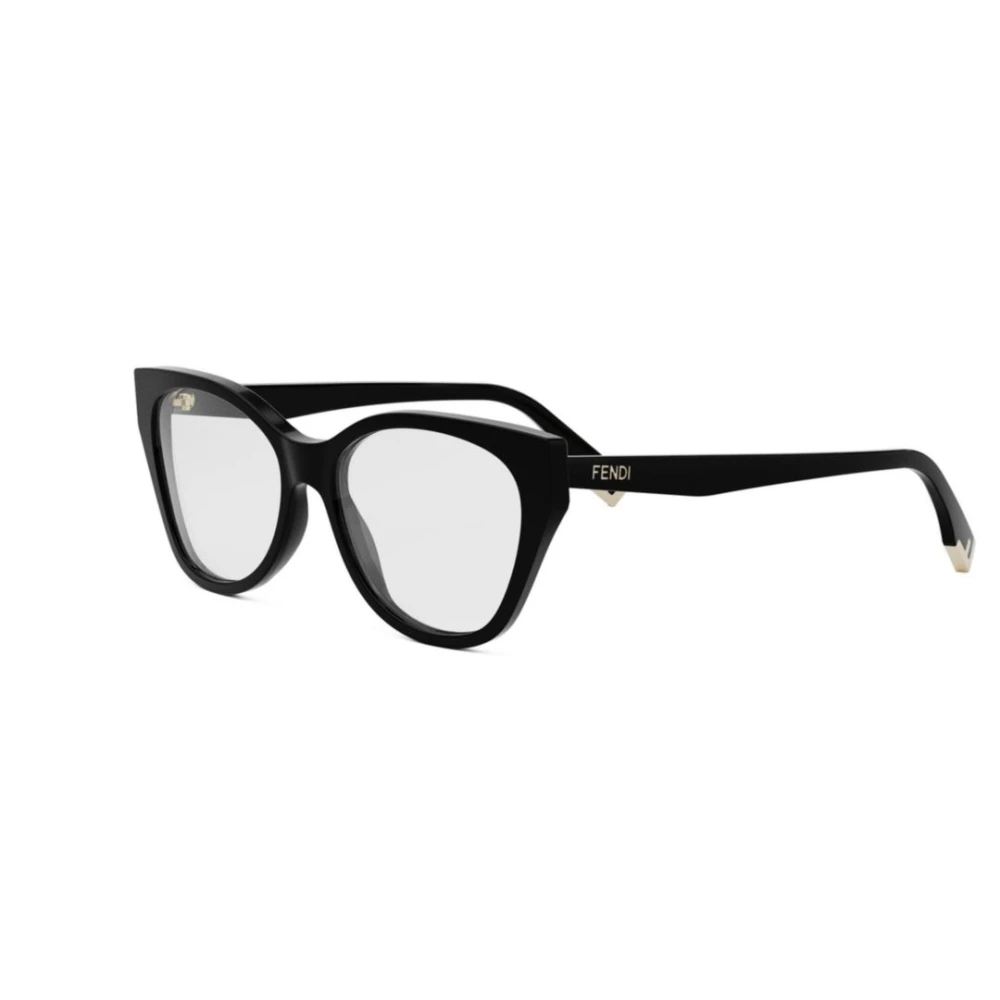 Fendi Zwarte Optische Monturen Dames Accessoires Black Dames