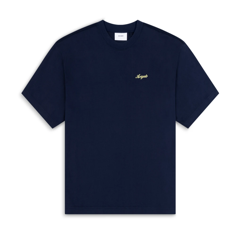 Axel Arigato Honor T-Shirt Blue Heren