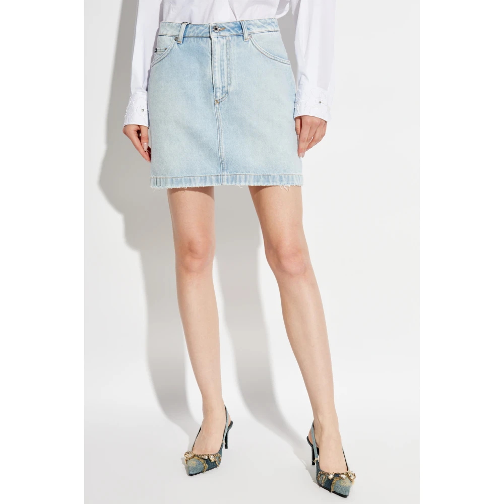 Dolce & Gabbana Denim rok Blue Dames