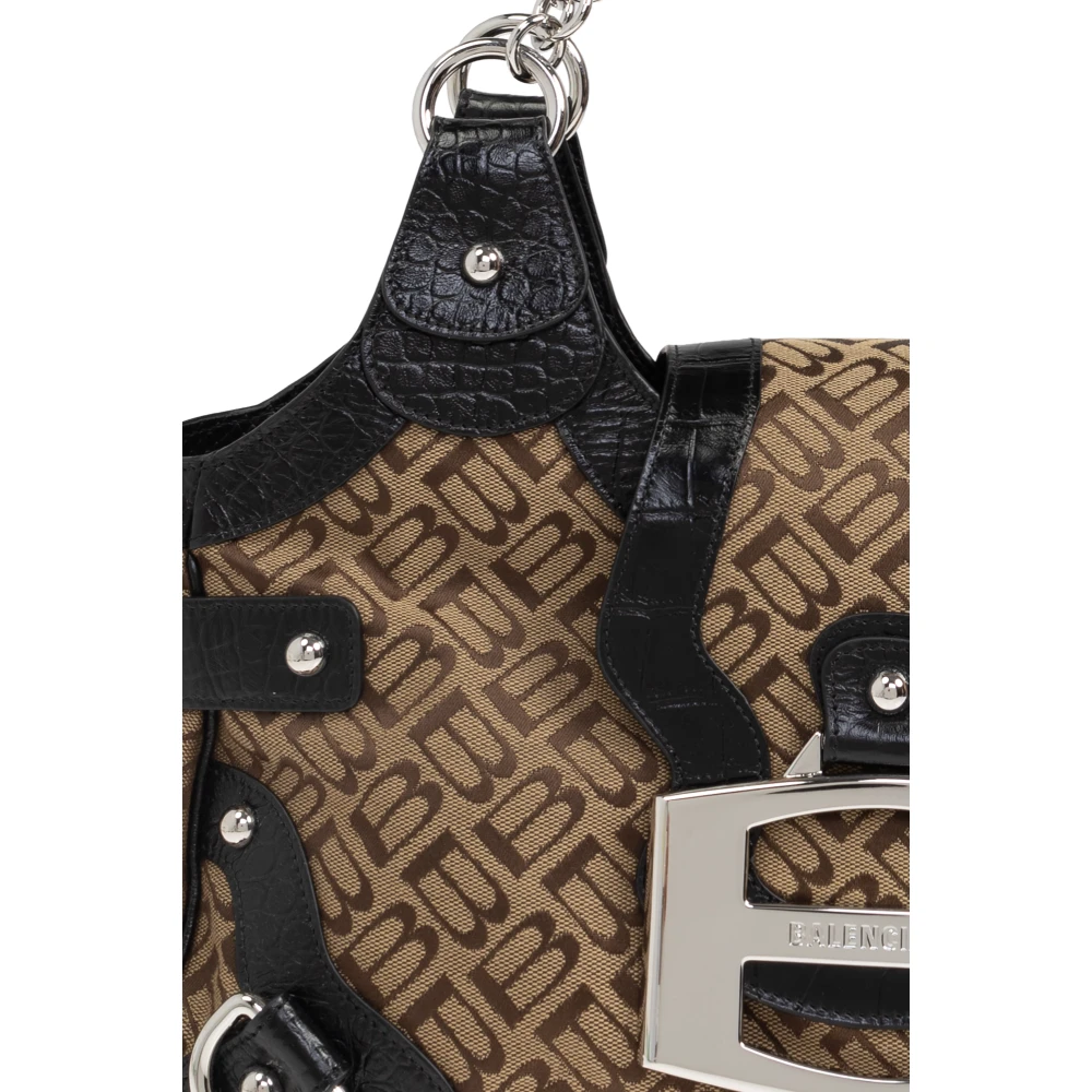 Balenciaga Schoudertas Essex Medium Brown Dames