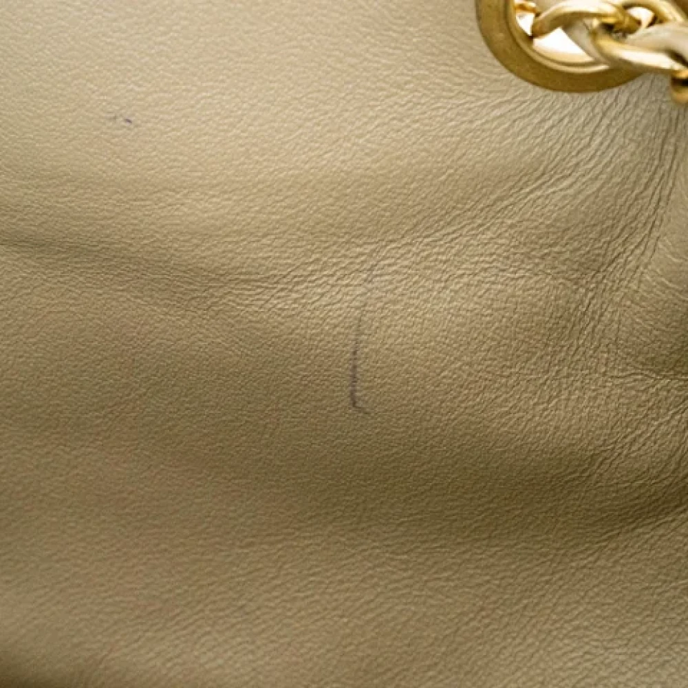 Chanel Vintage Pre-owned Leather shoulder-bags Beige Dames