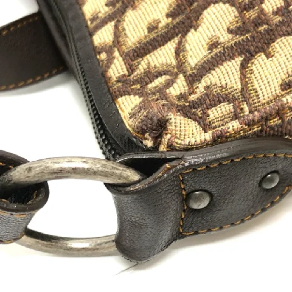 Dior Vintage Pre-owned Fabric dior-bags Brown Dames