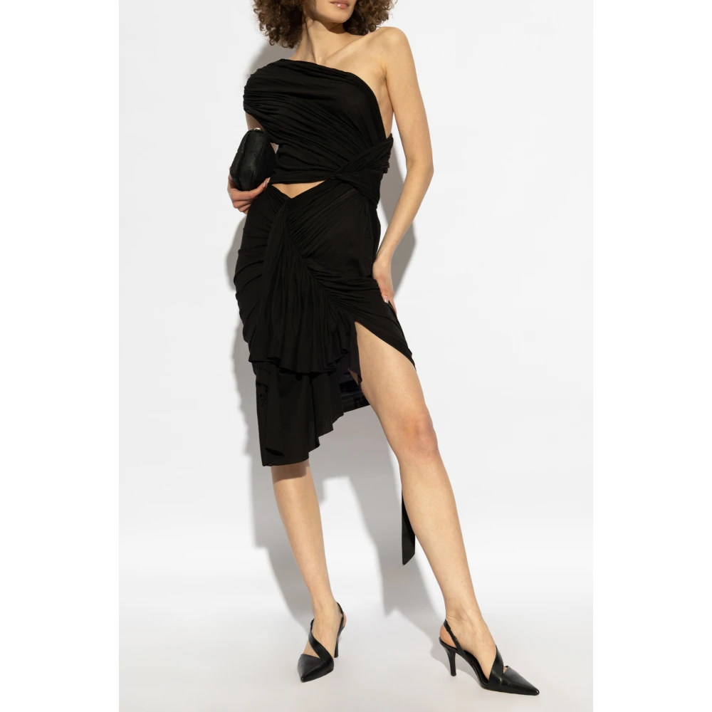 Rick Owens Fog Dress Black Dames