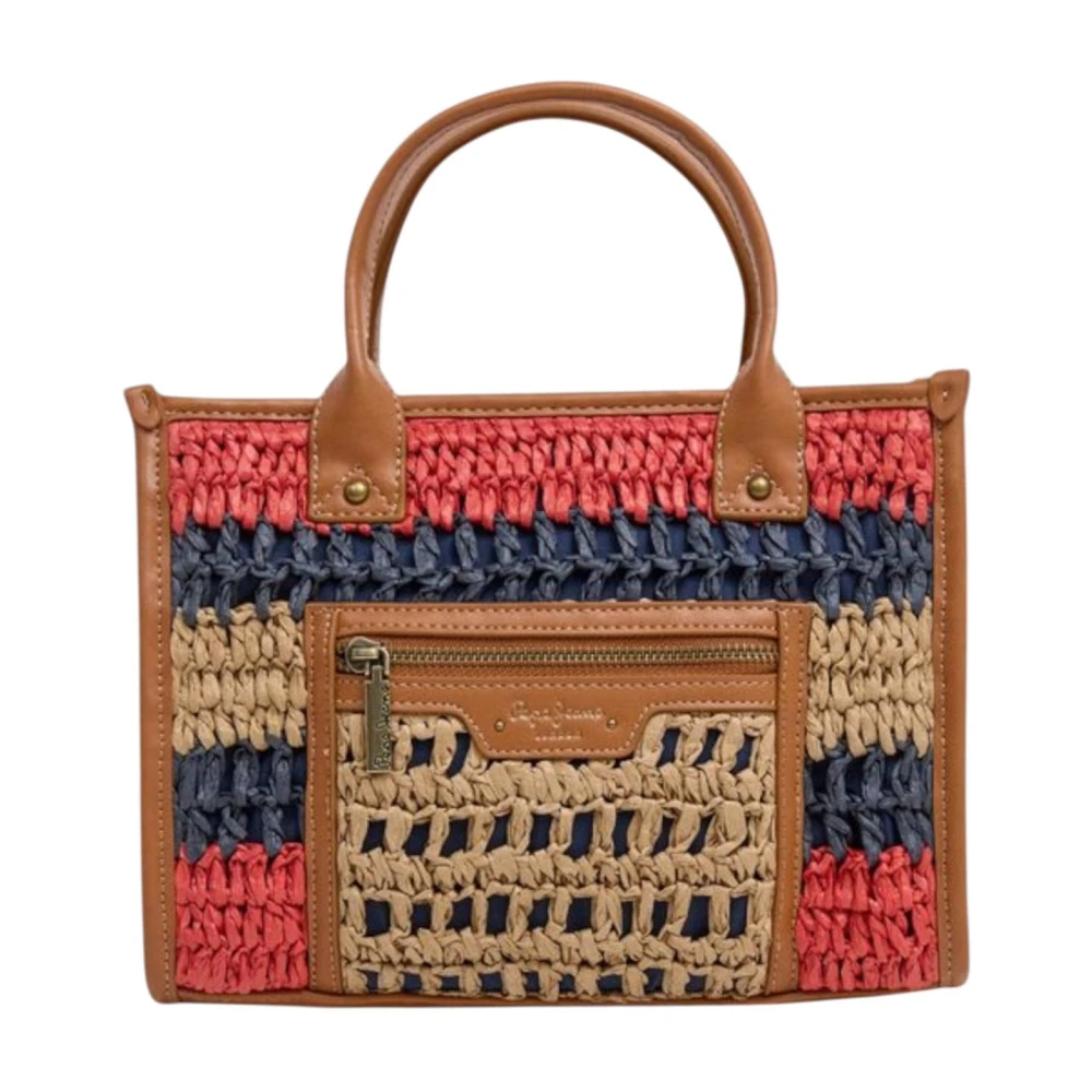 Pepe Jeans Women's Multicolor Zadie London Tote - Shopping Bags - One Size - Bags