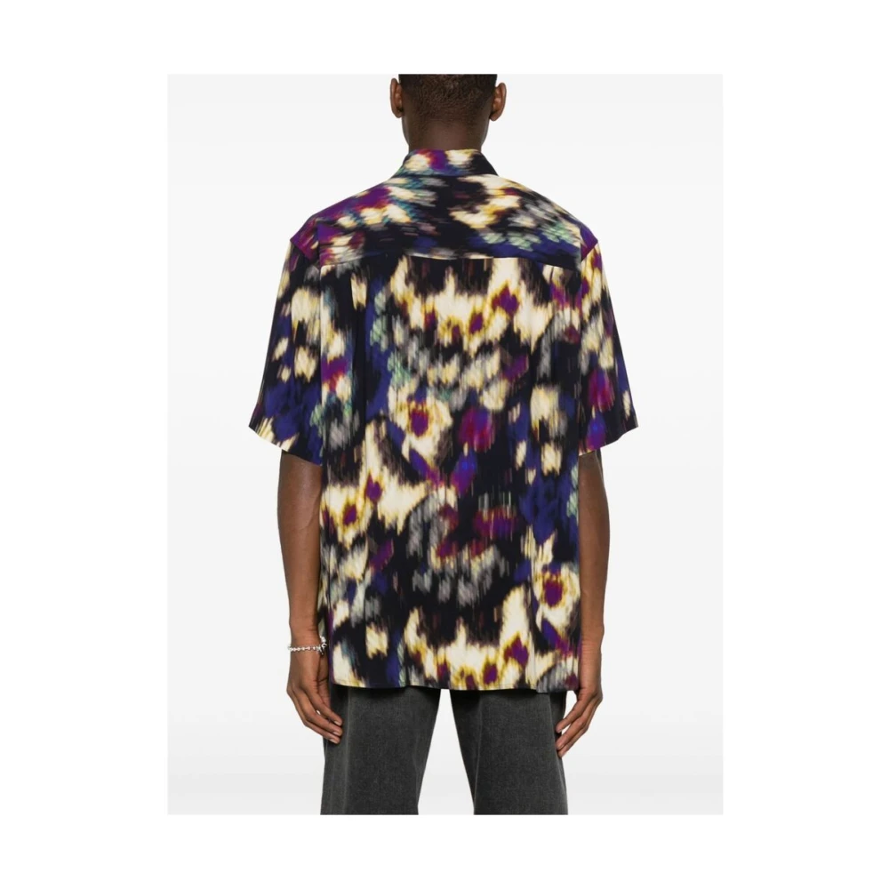 Isabel marant Gebreide shirt met abstract patroon Multicolor Heren