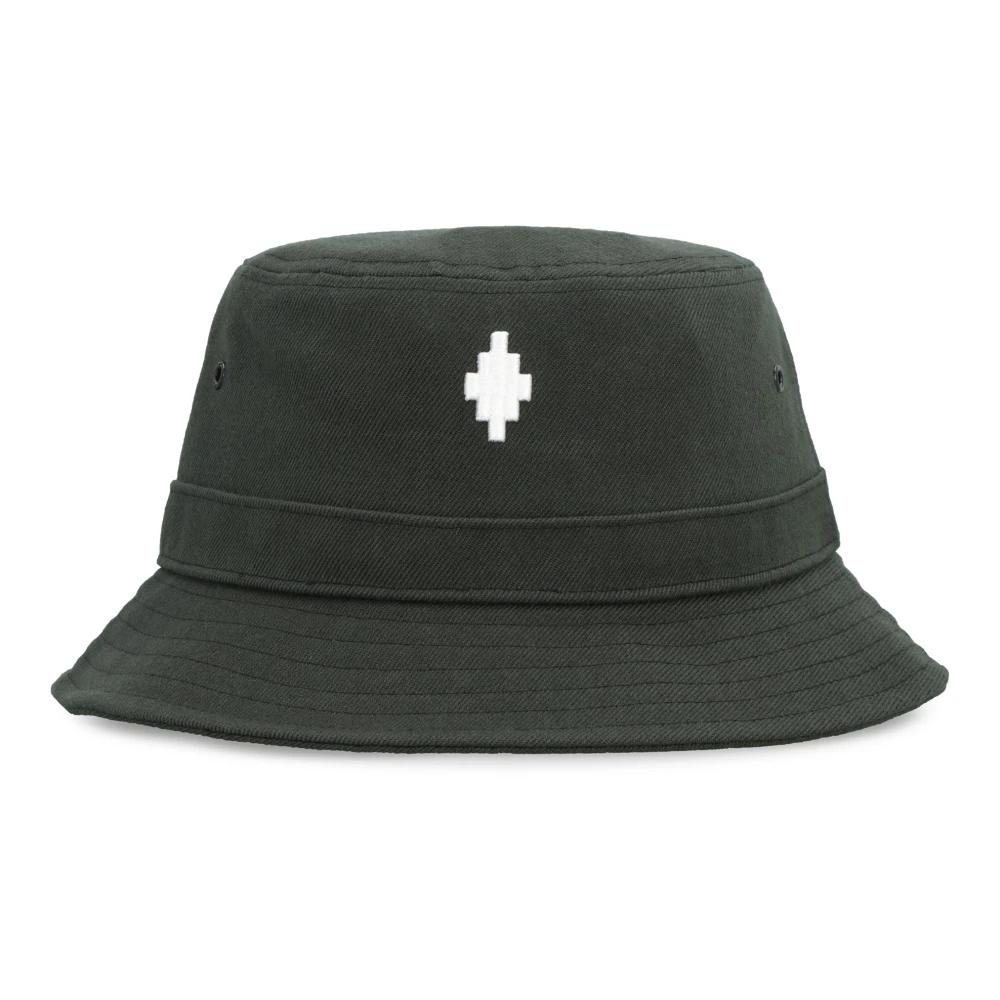 Marcelo Burlon Broderad Logo Bucket Hat Black, Herr