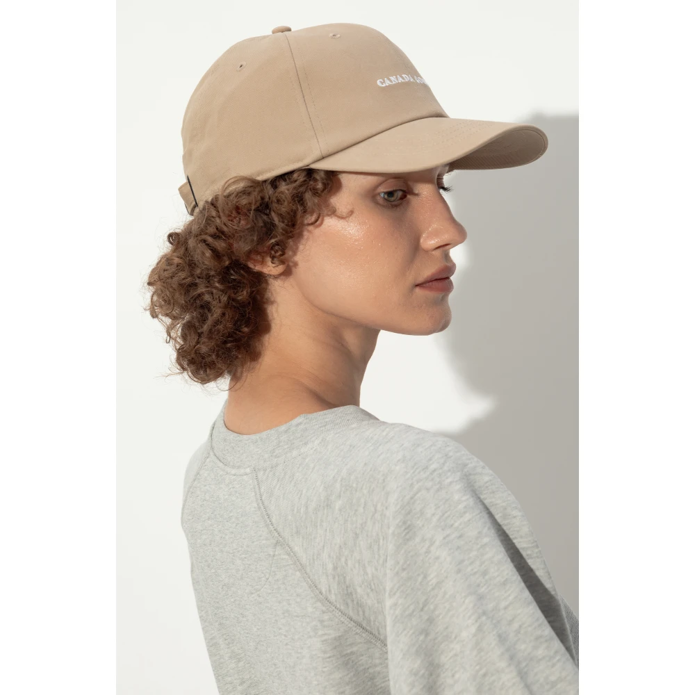 Canada Goose Katoenen pet Beige Unisex