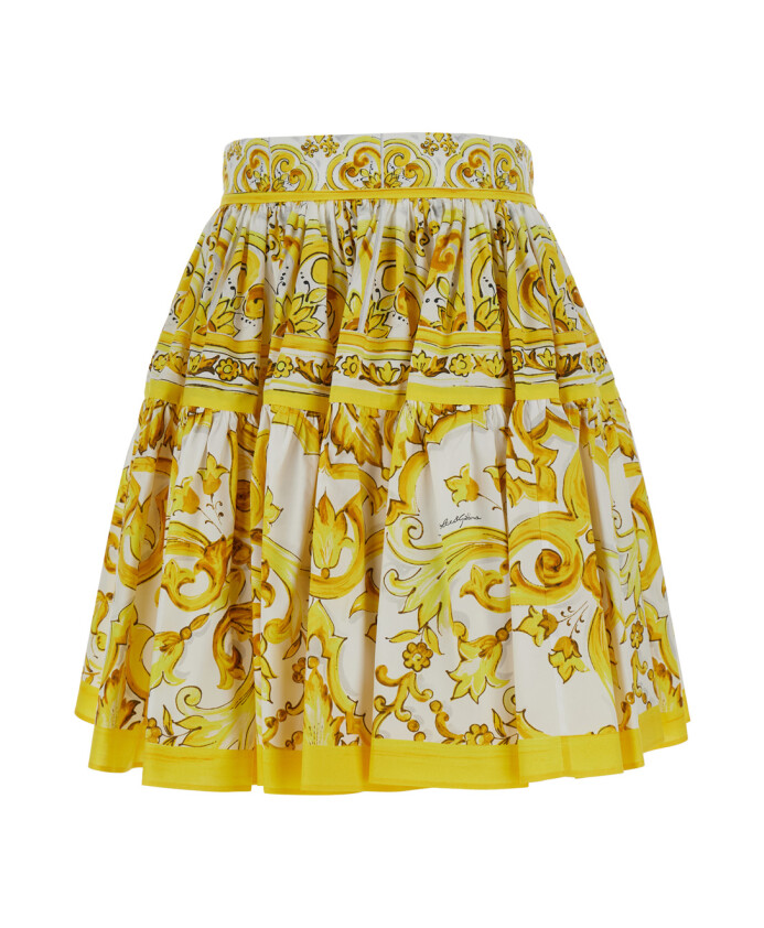 yellow-maiolica-short-skirt