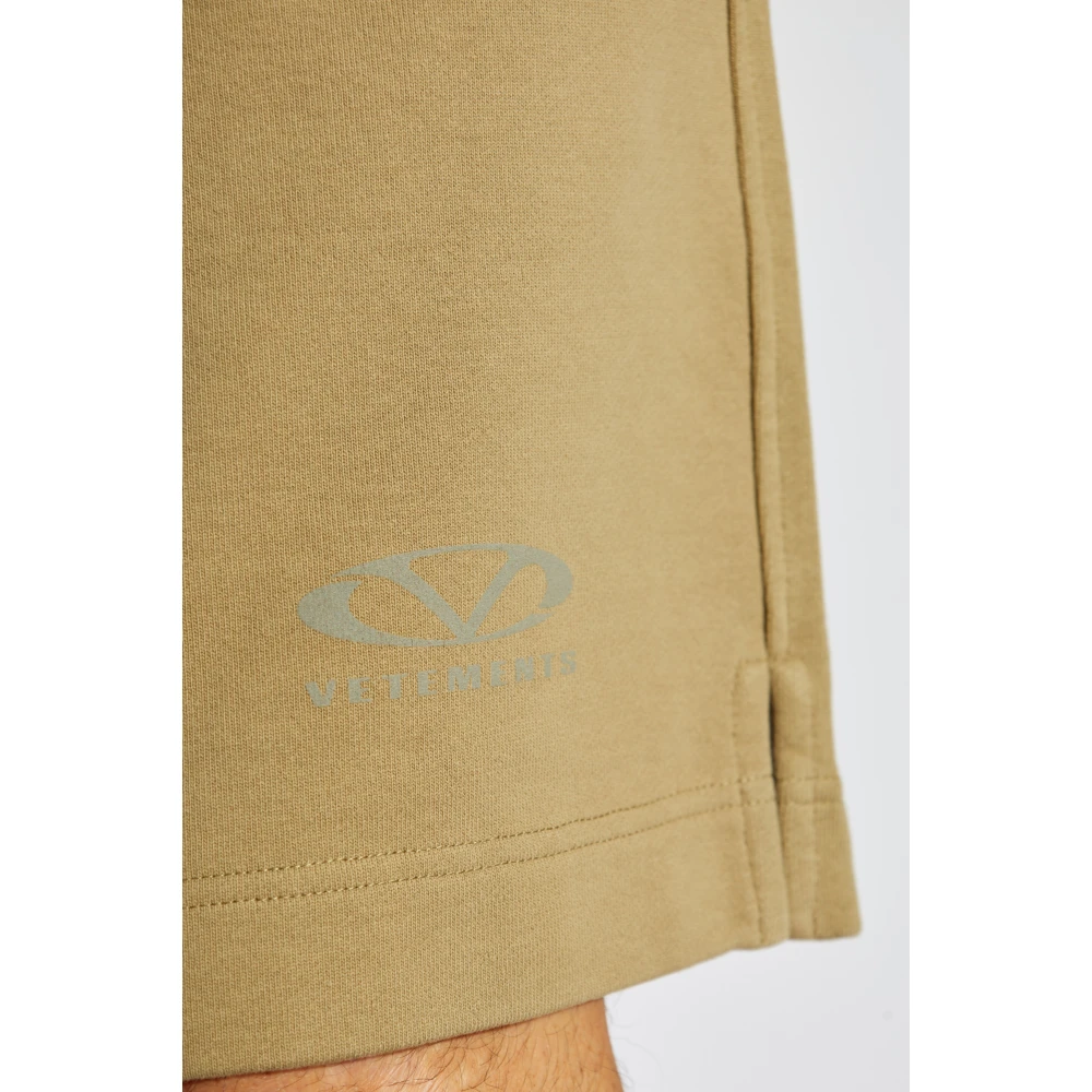 Vetements Logo shorts Green Heren