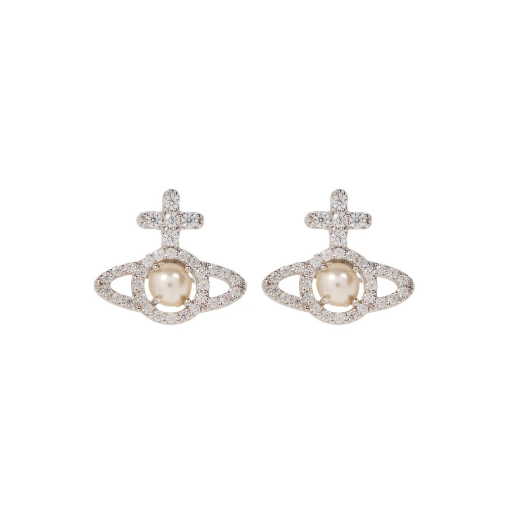 Vivienne Westwood Women's Gray Olympia Earrings - Earrings - One Size - Accessories