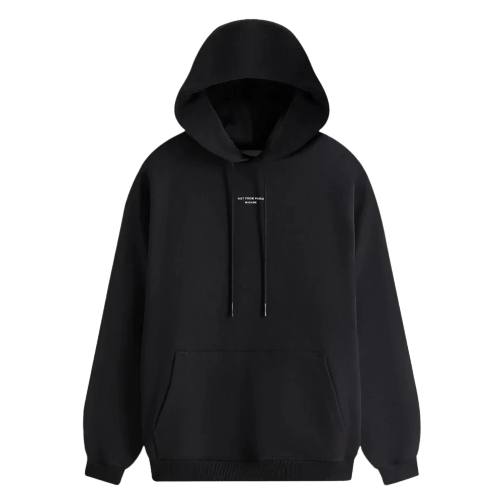 Drole De Monsieur Uomo Nero Felpe, S, New,
