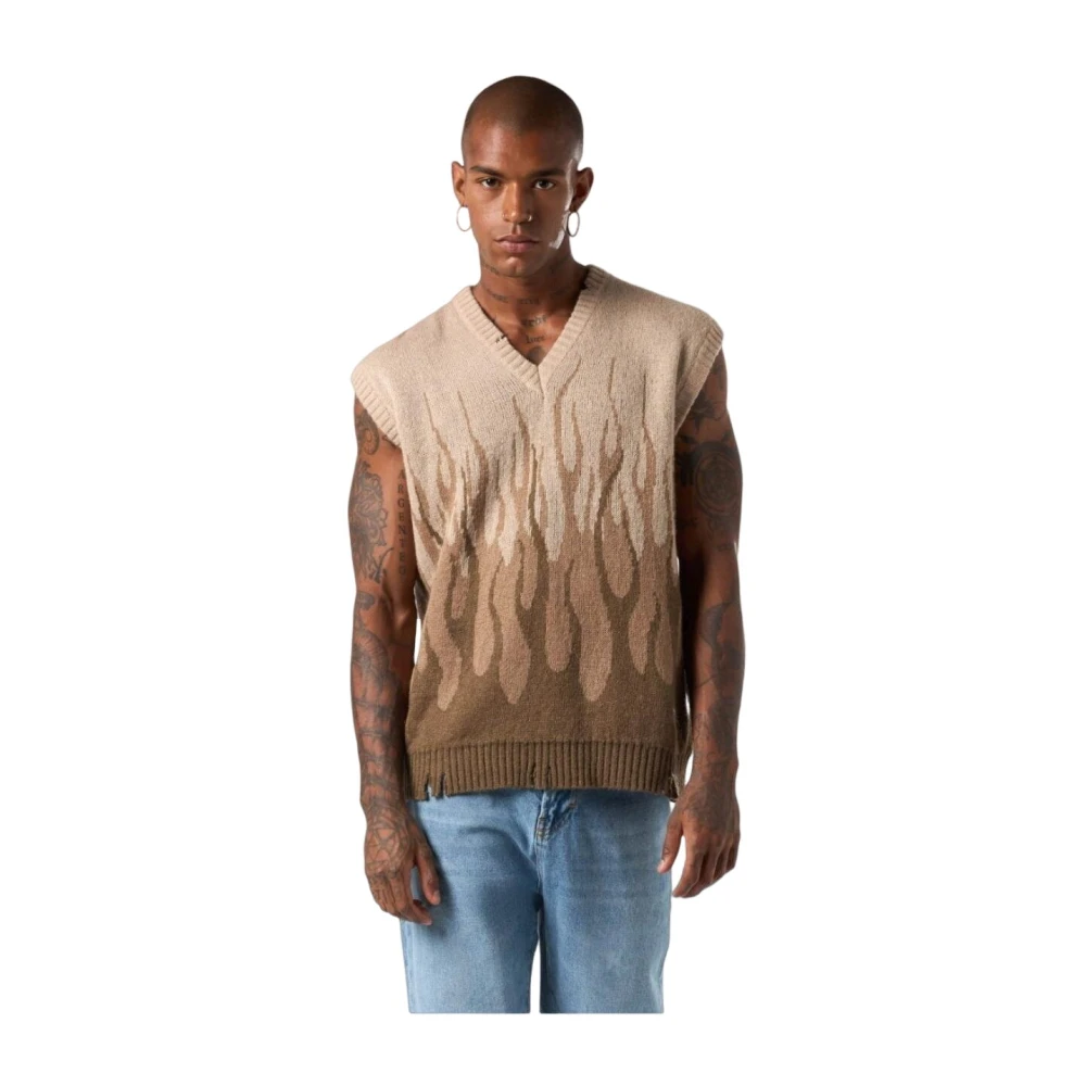 Vision OF Super Stijlvolle Sweatshirts en Hoodies Beige Heren