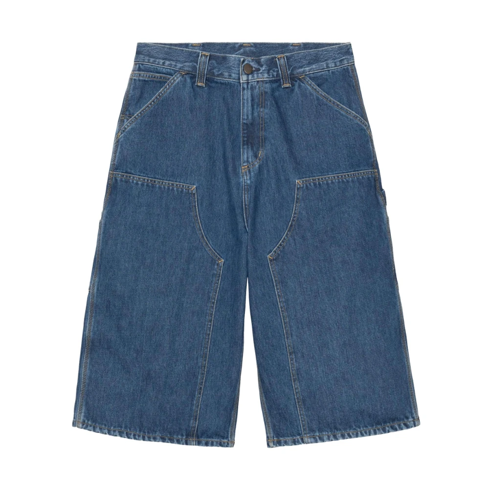 Carhartt Wip Men's Blue Denim Bermuda Shorts - Denim Shorts - Xs - Shorts