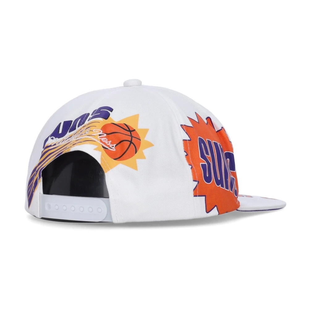 Mitchell & Ness NBA Phoenix Suns Platte Klep Pet White Heren